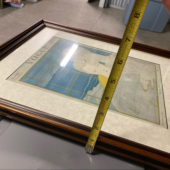 A Vintage Vogue Magazine Cover of Two Women Framed - Picture 4 of 13